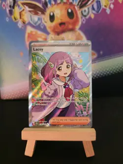 Pokemon Card Lacey 166/142 Stellar Crown Ultra Rare Holo Trainer Card Near Mint - Image 1