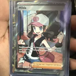 Hilda 164/086 Full Art Ultra Rare SV: White Flare Pokemon TCG Trainer Card - Image 2