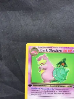 Pokemon Cards: Team Rocket 1st Edition Rare: Dark Slowbro 29/82 - Image 2