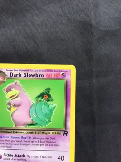 Pokemon Cards: Team Rocket 1st Edition Rare: Dark Slowbro 29/82 - Image 3