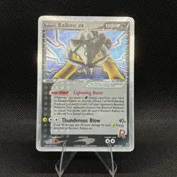 (NM) Rocket's Raikou ex 108/107 Deoxys Holo Rare Vintage Pokemon Card - Image 1