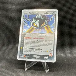 (NM) Rocket's Raikou ex 108/107 Deoxys Holo Rare Vintage Pokemon Card - Image 2