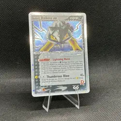 (NM) Rocket's Raikou ex 108/107 Deoxys Holo Rare Vintage Pokemon Card - Image 3