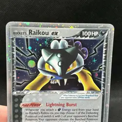 (NM) Rocket's Raikou ex 108/107 Deoxys Holo Rare Vintage Pokemon Card - Image 5