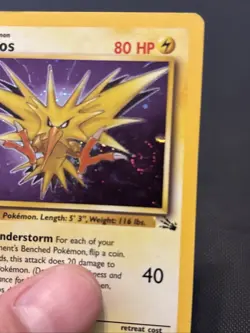 Pokemon TCG: Vintage Fossil 25 Card Lot: 2 Holo Rare + 1 First Ed. Zapdos Swirl - Image 4