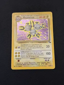 Pokemon TCG: Vintage Fossil 25 Card Lot: 2 Holo Rare + 1 First Ed. Zapdos Swirl - Image 5