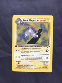 Pokemon Cards: Team Rocket 1st Edition Rare: Dark Magneton 28/82 - Image 1