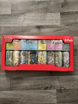 Pokemon TCG Prismatic Evolutions Costco 8 Mini-Tin Bundle w/ Promo Cards NEW - Image 1