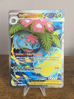 Mega Venusaur EX 155/132 Mega Evolution ENGLISH Pokemon TCG Card - Image 1