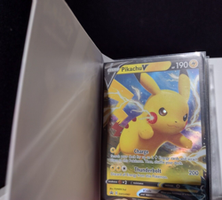 Pokemon Pikachu 21 Card Lot w/ Pikachu Mini Binder - Birthday Gift - Image 2