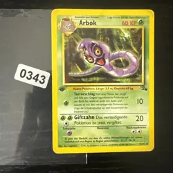 Pokemon TCG Arbok Fossil Card 31/62 Regular - Image 1