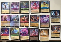 DISNEY LORCANA FABLED Lot! Full Booster Box Of Cards (Epic,Legendary Pulls) - Image 1