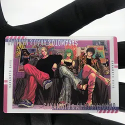 Sakamoto Days Card Wafer Akao Nagumo V-19 Holo Japanese [Mint] - Image 2