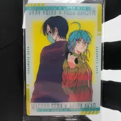Sakamoto Days Card Wafer Akira and Mafuyu V-18 Holo Japanese [Rank S] - Image 2