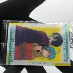 Sakamoto Days Card Wafer Akira and Mafuyu V-18 Holo Japanese [Rank S] - Image 5
