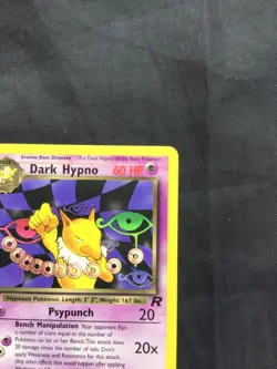 Pokemon Cards: Team Rocket 1st Edition Rare: Dark Hypno 26/82 - Image 3