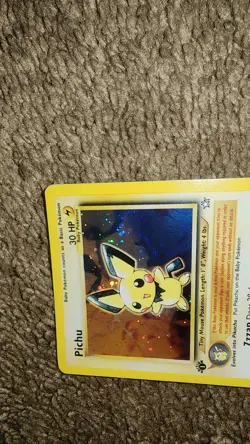 Pichu 12/111 1st Edition Neo Genesis Holo WOTC Pokemon Card 2000 - Image 5