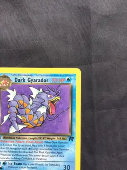Pokemon Cards: Team Rocket 1st Edition Rare: Dark Gyarados 25/82 - Image 3