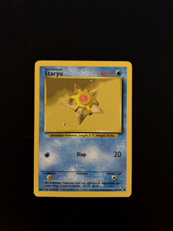Pokemon Cards: Base Set Common: Staryu 65/102 - Image 1