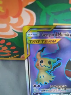 Pokemon Gengar and Mimikyu GX Tag Team 164/181 Holofoil Card- Near Mint-Mint - Image 3
