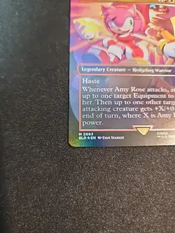 Amy Rose - FOIL - Sonic Secret Lair MTG 2083 NM - Image 2