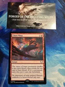Chaos Warp Edge of Eternities Commander - Image 1