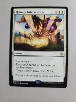 MTG Heliod's Intervention Theros Beyond Death 019/254 Regular Rare - Image 1
