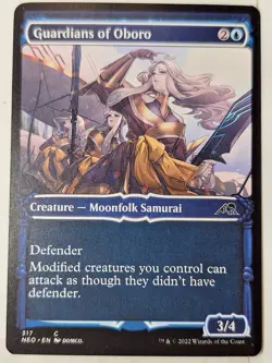 Guardians of Oboro - SHOWCASE - Kamigawa: Neon Dynasty - Magic the Gathering MTG - Image 1