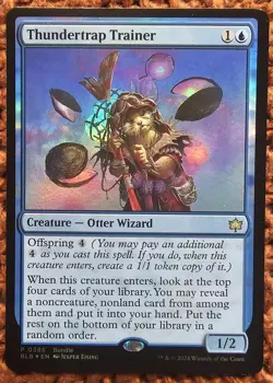 ✨Thundertrap Trainer✨ MTG | Bloomburrow | Promo | Foil | NM/M | P 0386 - Image 1