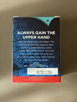 SDCC 2025 - Magic The Gathering Marvel Spider-Man BLUE Welcome Deck 2099 Miguel - Image 2