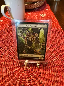 Cat Warrior Token 0005 5 Modern Horizons MH3 MTG Playset Magic The Gathering - Image 5