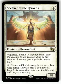 Speaker of the Heavens 102 NM MTG Foundations Jumpstart Magic - Image 1