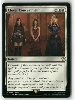 Clever Concealment 236 NM MTG FINAL FANTASY Commander Magic - Image 1