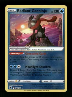 2022 Pokemon Sword and Shield Astral Radiance #46 RADIANT GRENINJA - Image 1