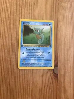 Pokemon Seeper - Karte 49/62 - Deutsch - 1. Edition - Fossil Set LP - Image 1
