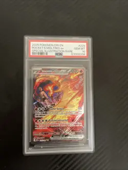 Pokemon TCG Team Rockets Moltres EX Destined Rivals Card 229/182 - Image 1