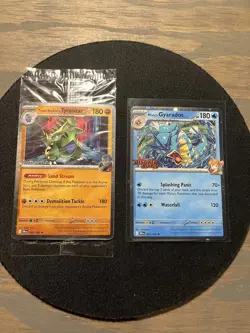 Team Rocket's Tyranitar 096 Pokemon Center Stamped Promo & Destined Rivals Pre - Image 1