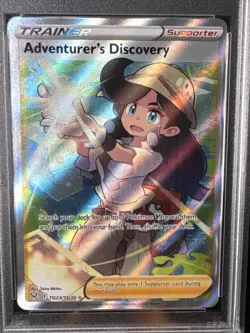2022 Pokemon SWSH Adventurer's Discovery Full Art Lost Origin #TG23 PSA 9 MINT - Image 2