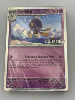 Pokemon TCG - Stellar Crown Drifblim SV135 Promo SEALED Build & Battle Deck SKU1 - Image 3