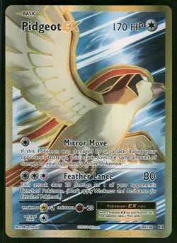 Pidgeot EX (Full Art) 104/108 Ultra Rare Holo NM Pokemon XY - Evolutions - Image 1