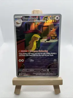 Pokemon Mega Evolution GUMSHOOS Illustration Rare 153/132 Near Mint - Image 1