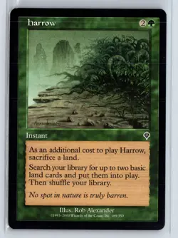 HARROW - MTG Magic the Gathering Card - Invasion - Common - Image 1