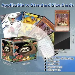 Card Deck Box, MTG Commander Deck Box for Trading Cards, 100+ Sleeved Cards - Image 3