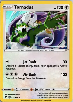 Tornadus, Thundurus & Landorus 3 Card Holo Pokemon Set - Legendary Rare Pokemon - Image 2