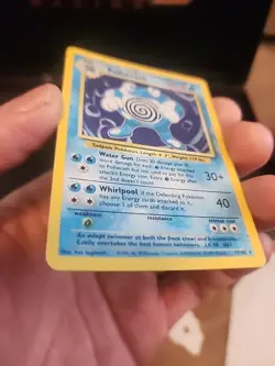 Pokemon Poliwrath Trading Card Holo Rare Vintage Collectible - Image 3