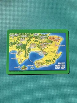 Venusaur Town Map 1996 Bandai Cardass Pocket Monsters No. 000 CUSTOM Card NM+ - Image 2