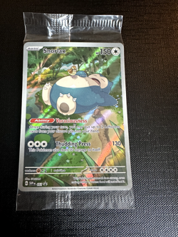 Sealed 2023 Snorlax 051 Scarlet And Violet 151 Black Star Promo Pokemon Card - Image 1
