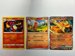 Pokemon Card Gift Set - Charizard Evolution Line with Charmander & Charmeleon - Image 1