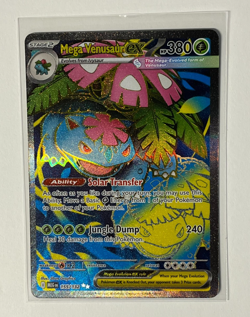 Mega Venusaur ex 155/132 Mega Evolution Pokemon TCG Card Full Art - Image 1
