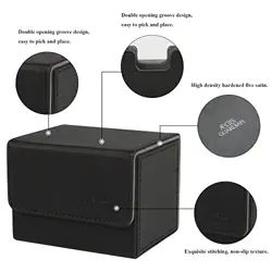 AE Card Deck Box for MTG, Commander Deck Box Hold 120+ Sleeved Cards, 2-1 - Image 3